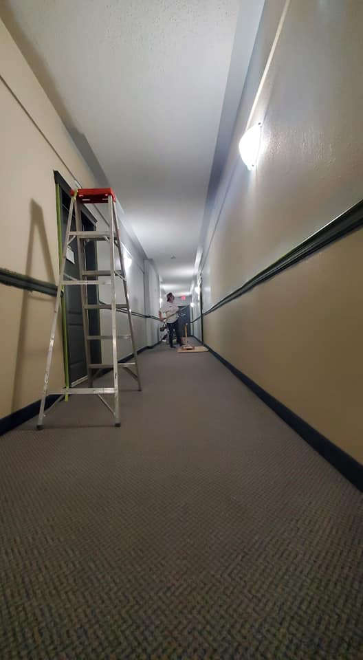 Commercial Hallway - Before