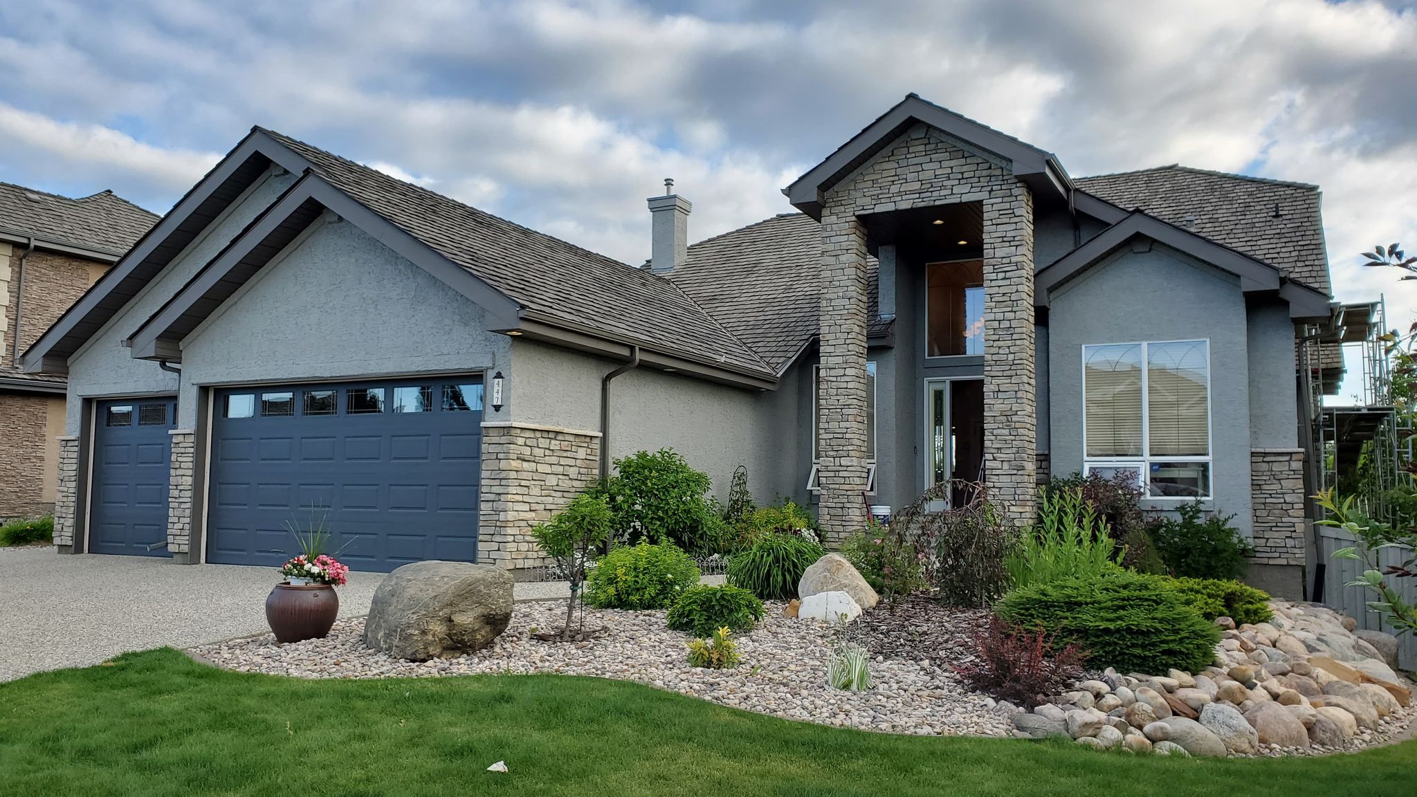 DreamArt Painters team working on a project in Edmonton