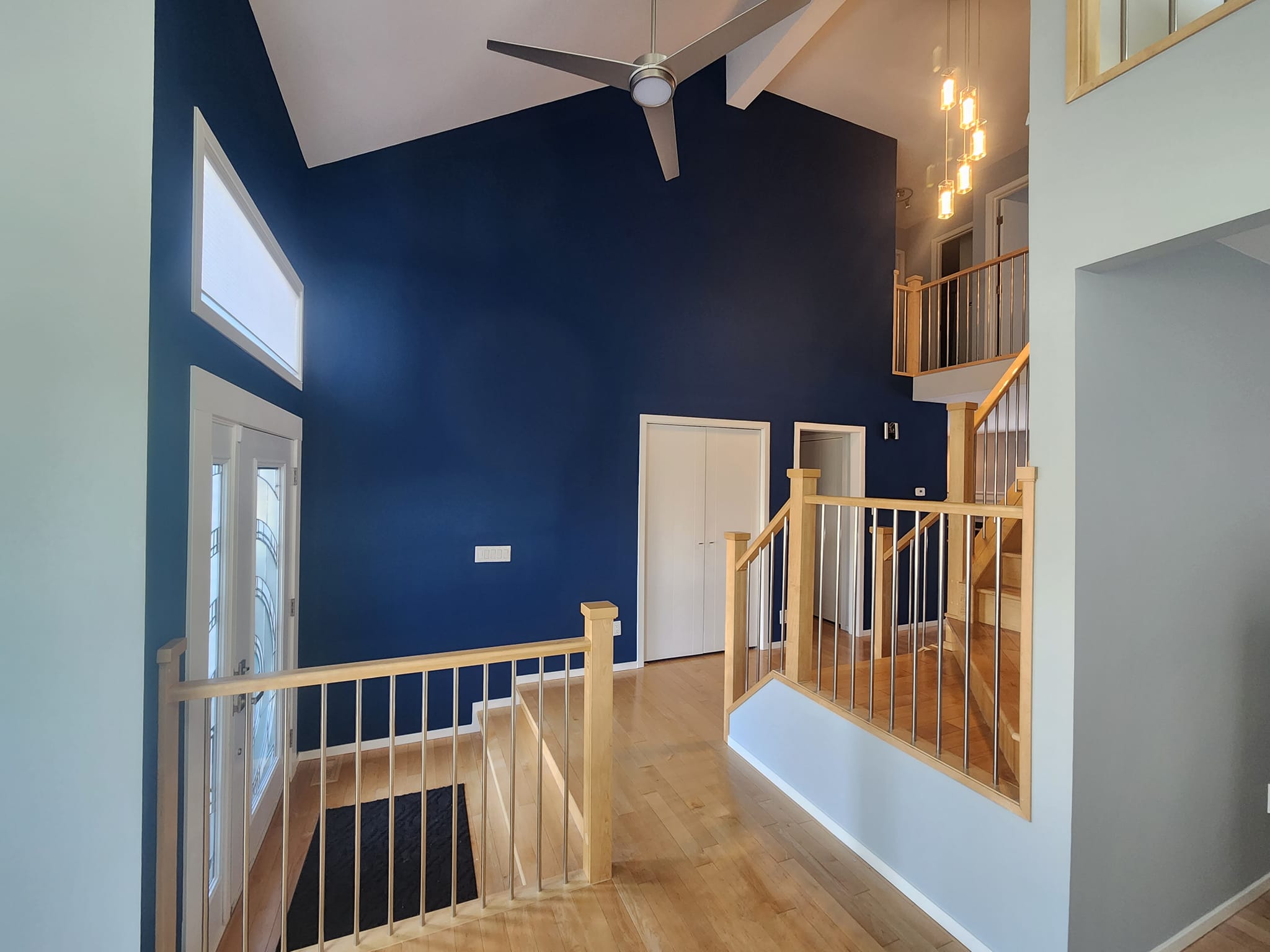 Residential interior painting Edmonton living room by DreamArt Painters