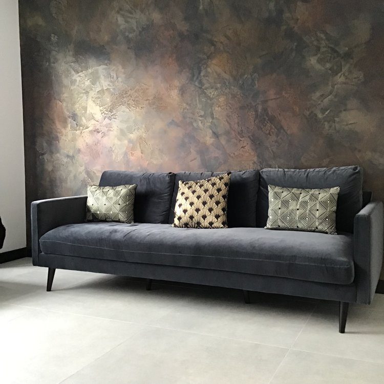 Completed Venetian plaster project showcase in Edmonton