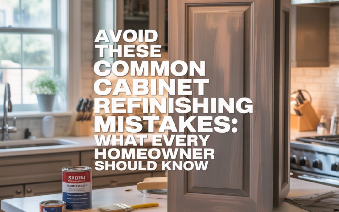Avoid These Common Cabinet Refinishing Mistakes: What Every Homeowner Should Know