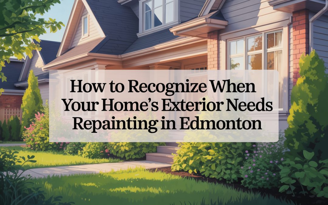 How to Recognize When Your Home’s Exterior Needs Repainting in Edmonton