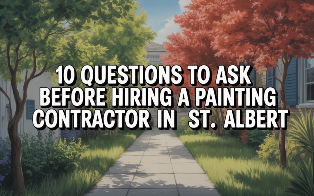 10 Questions to Ask Before Hiring a Painting Contractor in St. Albert