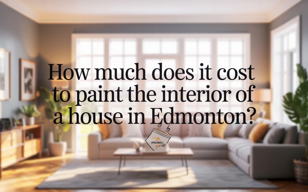 How Much Does It Cost to Paint the Interior of a House in Edmonton?