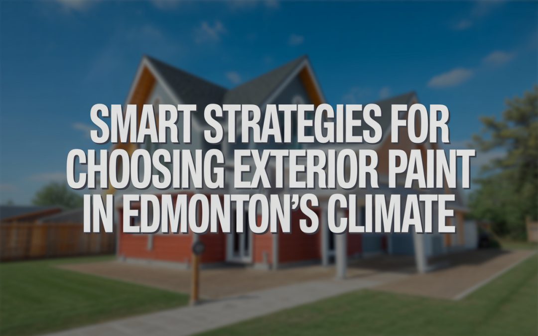 Smart Strategies for Choosing Exterior Paint in Edmonton’s Climate