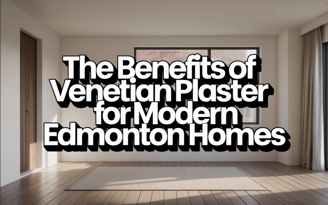 The Benefits of Venetian Plaster for Modern Edmonton Homes
