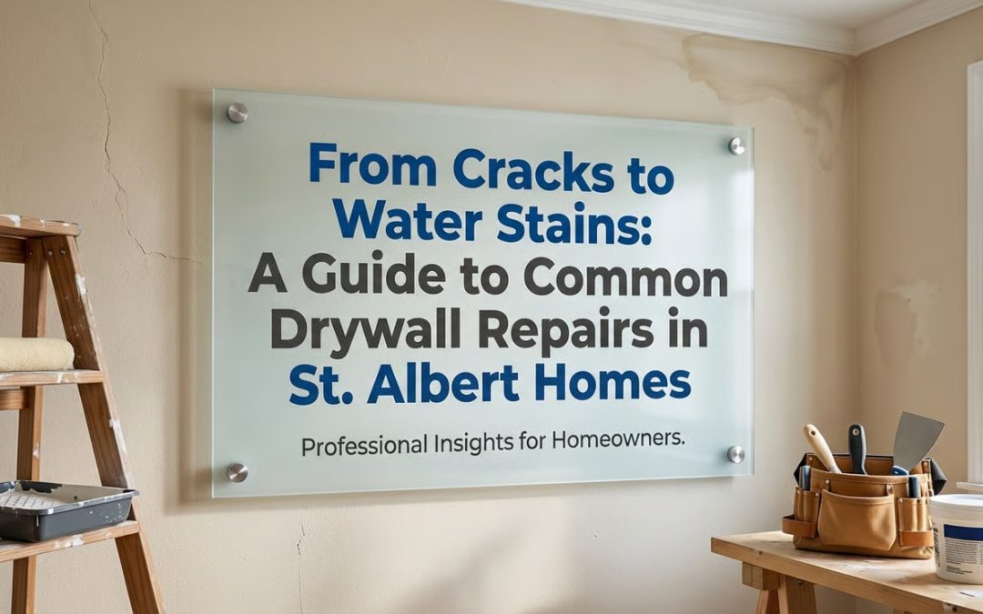 From Cracks to Water Stains: A Guide to Common Drywall Repairs in St. Albert Homes