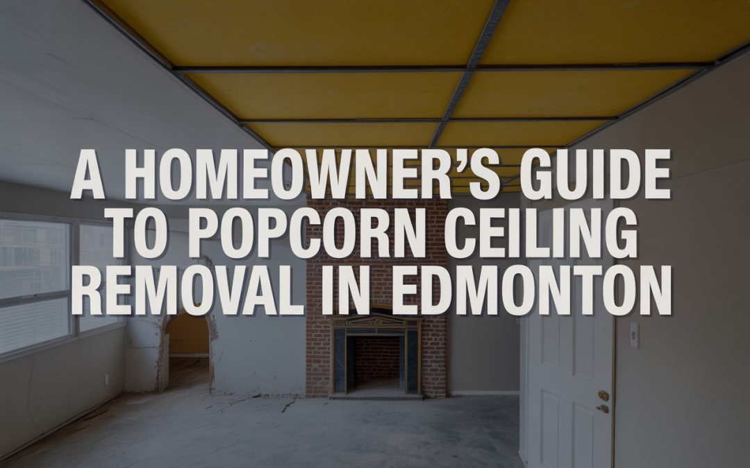 A Homeowner’s Guide to Popcorn Ceiling Removal in Edmonton