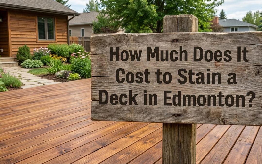 How Much Does It Cost to Stain a Deck in Edmonton?