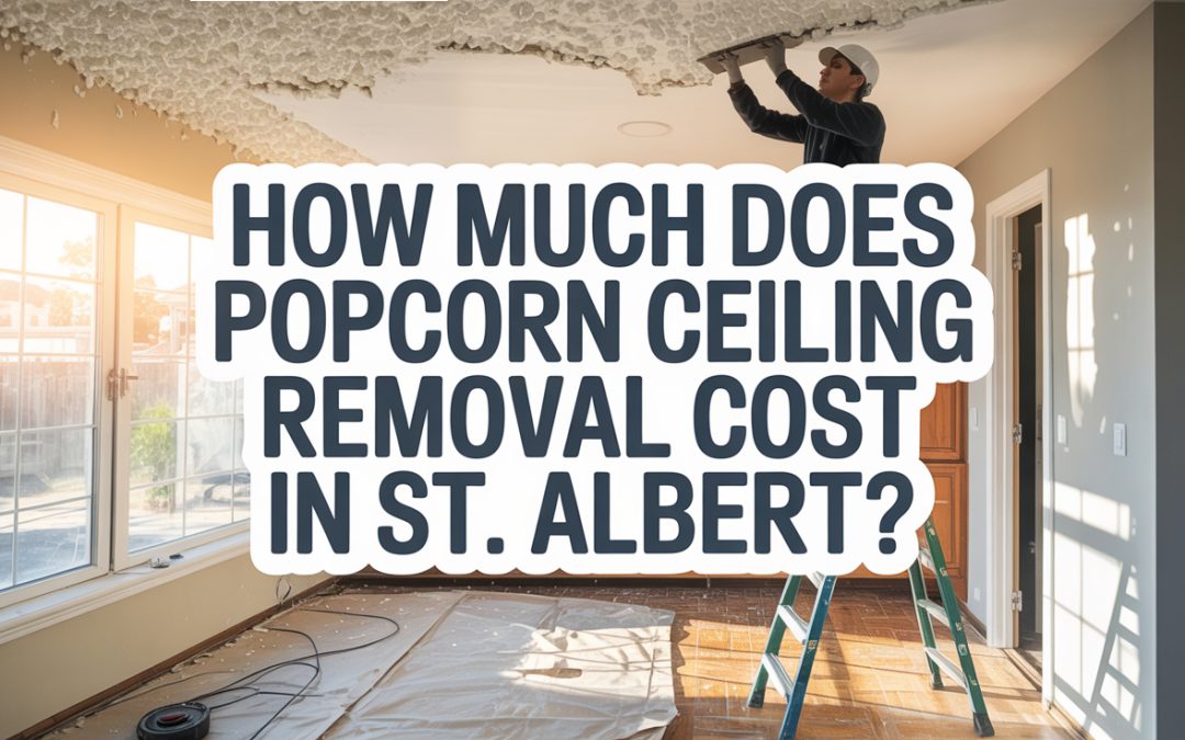 How Much Does Popcorn Ceiling Removal Cost in St. Albert?