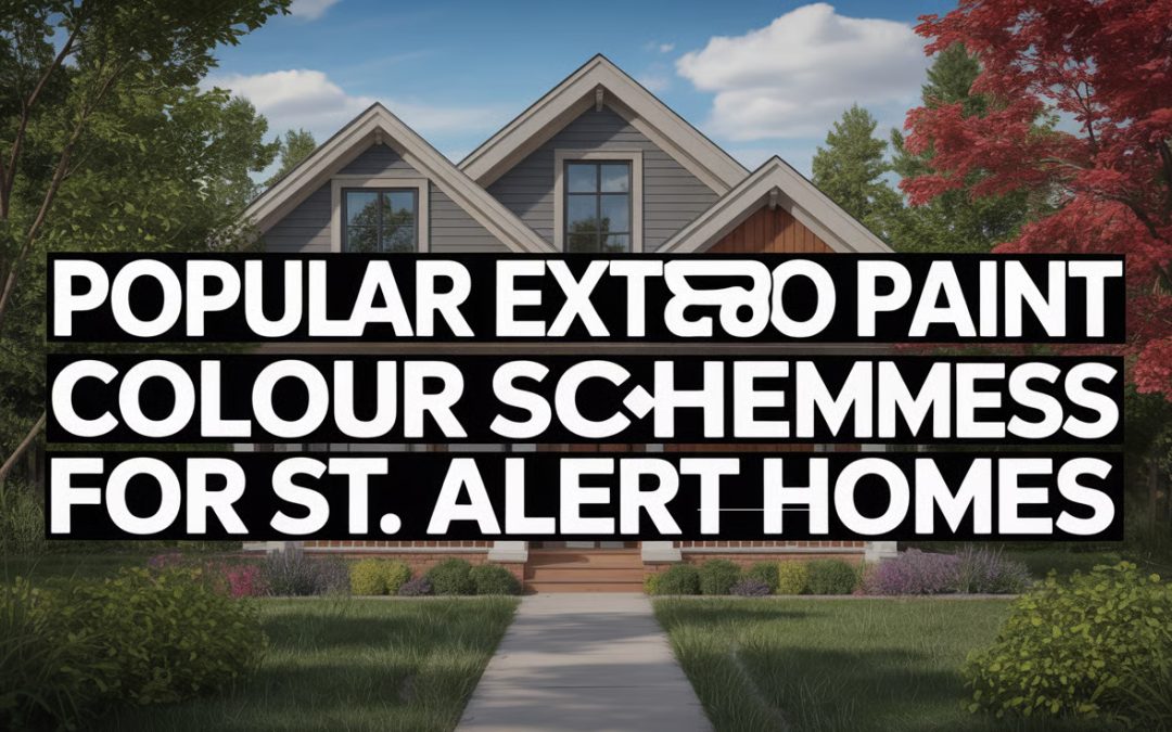 Popular Exterior Paint Colour Schemes for St. Albert Homes