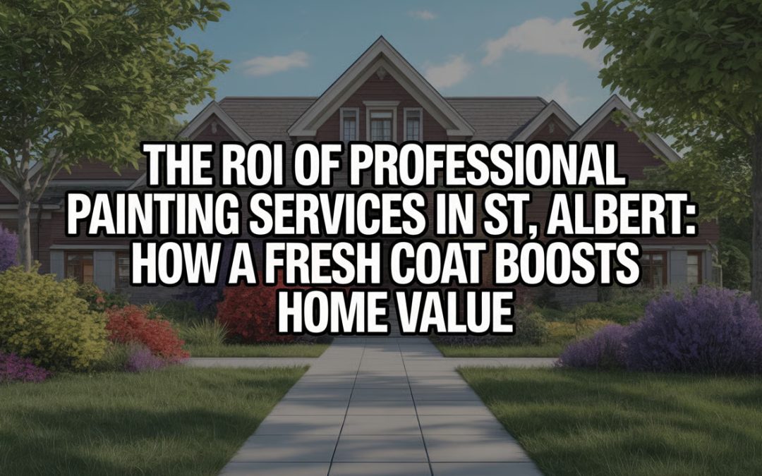 The ROI of Professional Painting Services in St. Albert: How a Fresh Coat Boosts Home Value