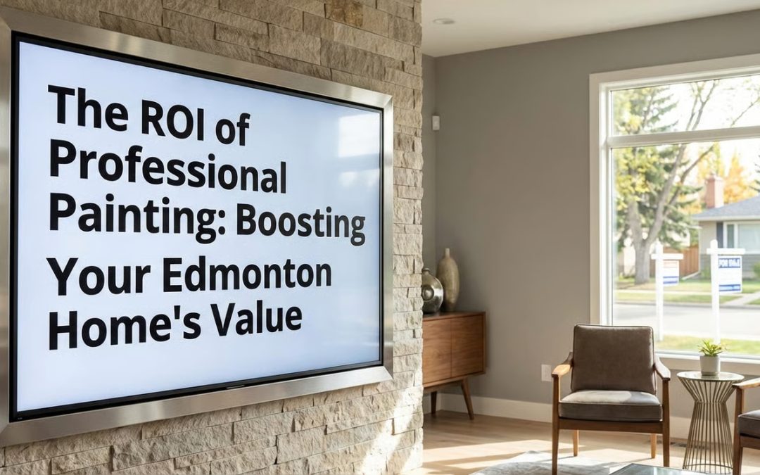 The ROI of Professional Painting: Boosting Your Edmonton Home’s Value